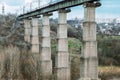 Old stone railway bridge