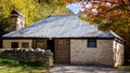 Old Stone Settlers Cottage In Arrowtown New Zealand Royalty Free Stock Photo