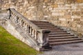 Old stone staircase Royalty Free Stock Photo