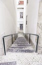 Old stone stairs in Lisbon Royalty Free Stock Photo