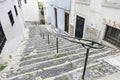 Old stone stairs in Lisbon Royalty Free Stock Photo