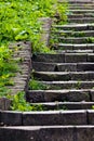 Old stone stairs Royalty Free Stock Photo