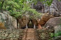 Citadel of Sigiriya - Lion Rock Royalty Free Stock Photo