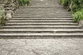 Old stone steps. Royalty Free Stock Photo