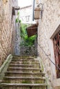 Old Stone Steps in Kotor Royalty Free Stock Photo