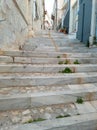 Stone Steps On Syros Island