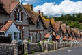 Terrace houses in south west England Royalty Free Stock Photo