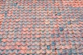 Old stone tiled roof in Norway, Europe Royalty Free Stock Photo