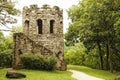 Old Stone Tower in Lush Green Scenery Royalty Free Stock Photo