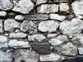 Old stone wall background / texture / pattern Royalty Free Stock Photo