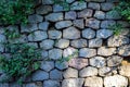 an old stone wall. Barcelona