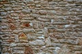 Old stone wall close-up. Royalty Free Stock Photo