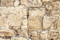 Old stone wall close-up