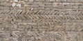 Old stone wall closeup from an ancient medieval castle in Carcassonne France in web banner template header panorama Royalty Free Stock Photo