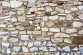 Old stone wall texture, architectural element Royalty Free Stock Photo
