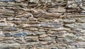 Old Stone Wall Texture Background, Rock Blocks Wall, Ancient Bricks Fence, Retro Stonewall Royalty Free Stock Photo