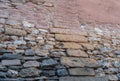 Old Stone Wall Texture Background, Rock Blocks Wall, Ancient Bricks Fence, Retro Stonewall Royalty Free Stock Photo