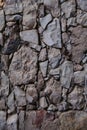 Old stone wall texture and background. Rock wall background. Royalty Free Stock Photo