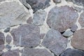 Old stone wall texture. Old house stone wall Royalty Free Stock Photo