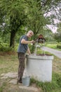 Old, stone, water well Royalty Free Stock Photo