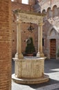 Old stone water well in Tuscany