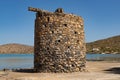 Windmills Poros Elounda Royalty Free Stock Photo