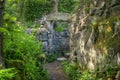 old stonework and beautiful garden a wonderful Historical journey of heysham ruins 