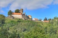 Old stony Svojanov castle in Czech republic