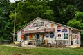 Old store selling antiques and vintage signs