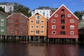 Old Storehouses in Trondheim, Norway