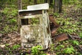 Old stove in the woods