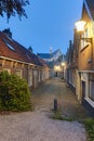 Old street in Alkmaar Netherlands