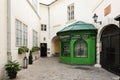 Old street with an antiquity shop in the center of Vienna Royalty Free Stock Photo