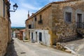 Old street of Belvis de Monroy, Caceres, Extremadura, Spain Royalty Free Stock Photo
