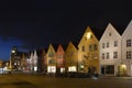 Old street - Bergen, Norway Royalty Free Stock Photo