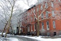 An old street in Brooklyn Heights, New York City