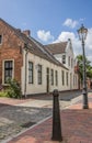 Old street in the center of Leer