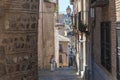 Old street of the old city of Toledo