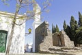 Old street in Colonia, Uruguay. Royalty Free Stock Photo