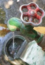 Old street drinking water tap Royalty Free Stock Photo