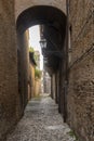 Old street of Forli, Emilia Romagna