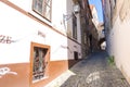 Old street in historical center of Maribor, Lower Styria, Slovenia Royalty Free Stock Photo