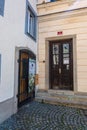 Old street in historical center of Maribor, Lower Styria, Slovenia Royalty Free Stock Photo