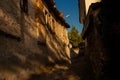 Old street and old houses of Sirince Village in Izmir, Turkey Royalty Free Stock Photo