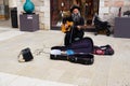 Old Street Jaffa Busker Royalty Free Stock Photo