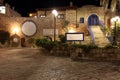 Old street of Jaffa, Tel Aviv in the night, Royalty Free Stock Photo