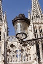 Old street lamp in Burgos