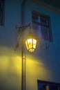 Sighisoara - street lamp Royalty Free Stock Photo