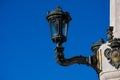 Old street lamp at The Marquess of Pombal Square Praca do Marques de Pombal