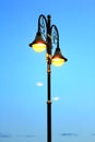 Old street lamp pole Royalty Free Stock Photo